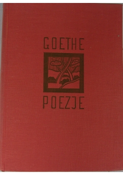 Goethe poezje