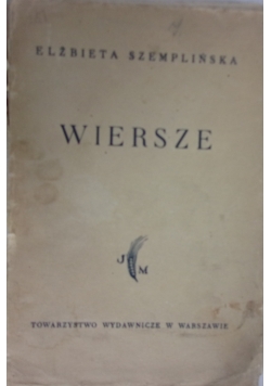 Wiersze, 1933 r.