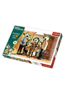 Puzzle 24 maxi Portret rodzinny z Robotem TREFL
