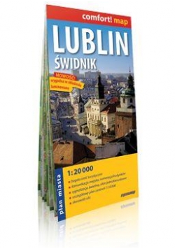 Comfort! map Lublin, Świdnik 1:20 000 plan miasta