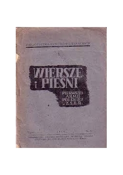 Wiersze i Pieśni ,1945r.