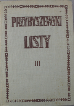Przybyszewski Listy Tom III