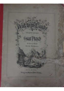 Auf dem Lande original - Beichnungen, 1875 r.