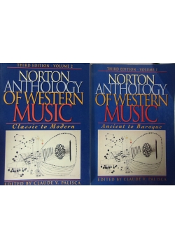 Norton Anthology Of Western Music. Tom I-II