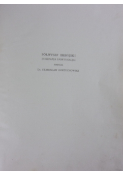 Półwysep Iberyjski (Hiszpanja i Portugalja), 1935 r.