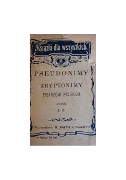 Pseudonimy i kryptonimy, 1905r.
