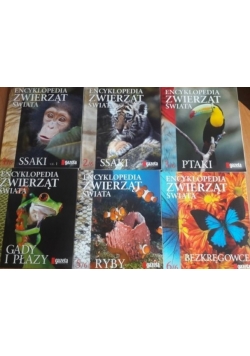 Encyklopedia Zwierząt Świata ,Zestaw 6 książek