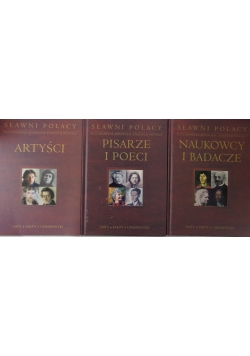 Sławni polacy ilustrowane biografie znanych postaci. Zestaw 3 książek