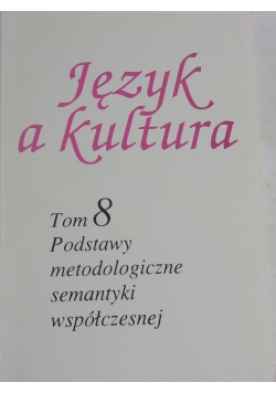 Język a kultura Tom 8