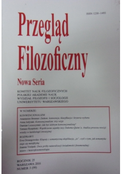 Przegląd filozoficzny rocznik 25