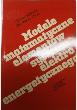 Modele matematyczne elementów systemu elektro energetycznego