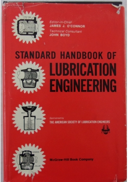 Standard handbook of lubbrication engineering