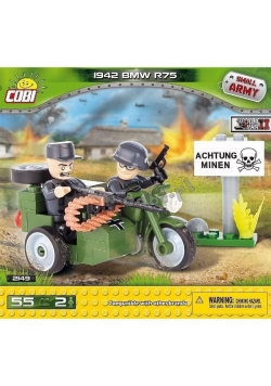 Small Army Samoloty II Motor BMW R75 z przyczepą