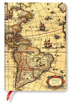 Notatnik Early Cartography Western Hemisphere Midi Lined