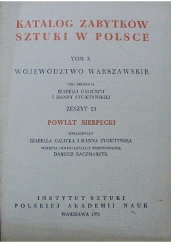 Katalog zabytków sztuki w Polsce Tom X