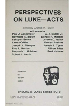 Perspectives on luke  acts