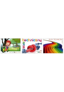 Blok techniczny A3/10K Kolor (10szt)