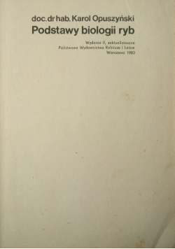 Podstawy biologii ryb