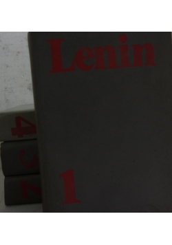 Lenin. Dzieła wybrane, 4 Tomy