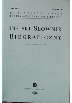 Polski słownik biograficzny Zeszyt 170