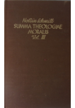 Summa theologiae moralis, vol. III, 1940 r.