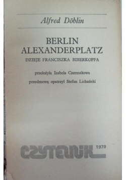 Berlin Alexanderplatz dzieje Franciszka Biberkopfa
