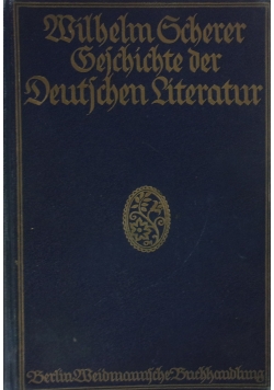 Geschichte der Deutschen Literatur,1915r.
