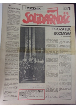 Tygodnik Solidarność, 37 numerów