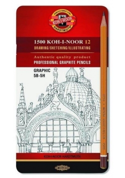Ołówek grafitowy 1502/III 5B-5H (12szt)