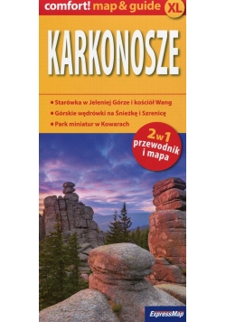 Karkonosze 2w1 przewodnik i mapa