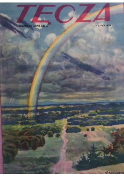 Tęcza ilustrowane pismo tygodniowe  ,1928 r.