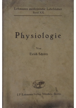 Physiologie,1942r.