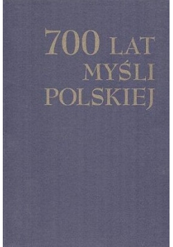 700 lat myśli polskiej, Tom I , autograf