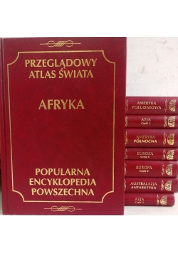 Przeglądowy atlas świata zestaw 8 książek