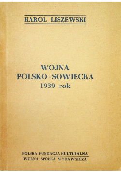 Wojna polsko sowiecka 1939 rok