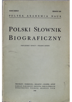 Polski Słownik Biograficzny zeszyt 121