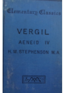 Vergil aeneid IV 1901 r.