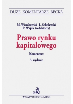 Prawo rynku kapitałowego Komentarz