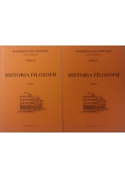 Historia filozofii Tom I i II