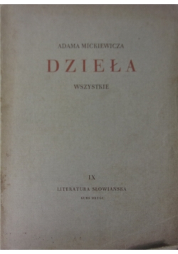 Dzieła wszystkie. Tom IX, 1935 r.