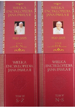 Wielka Encyklopedia Jana Pawła II Tomy III - VI