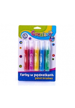 Farby w pędzelku Creativo 5 kolorów ASTRA
