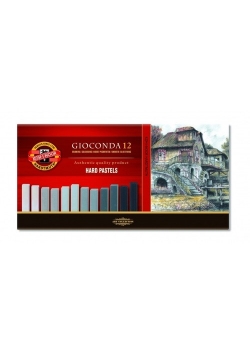 Pastele twarde Gioconda 8122 odcienie szarości