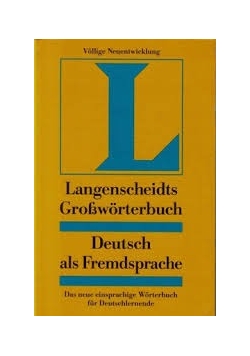 Langenscheidts Grossworterbuch