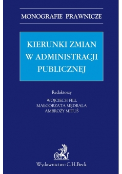 Kierunki zmian w administracji publicznej