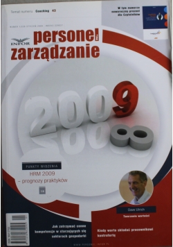 Magazyn Personel i Zarządzanie nr 1/226 2009
