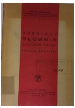 Górniczy słownik rosyjsko-polski i polsko-rosyjski