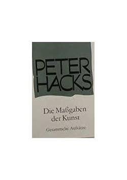 Die Massgaben der Kunst
