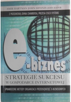 E biznes Strategie sukcesu w gospodarce internetowej