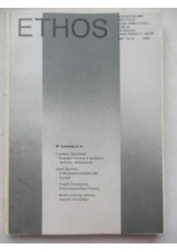 Ethos, nr 13/14 1991.